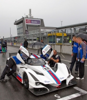 Praga R1 před startem na Slovakiaringu v srpnu 2014