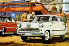 Předchůdce Taunus 12M klasické koncepce (model 1957)