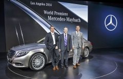 Preméra Mercedes-Maybach na autosalonu v Los Angeles v listopadu 2014