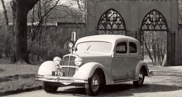 Škoda 637 K připravená pro Pražský autosalon 1934