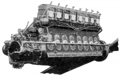 Vznětový osmiválec Beardmore Tornado Mk III pro britskou vzducholoď R101