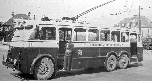 První trolejbus Škoda 1 Tr