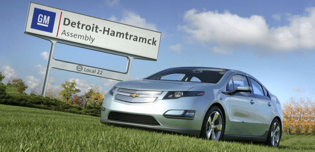 Chevrolet Volt, nejslavnější produkt závodu General Motors v detroitském Hamtramcku