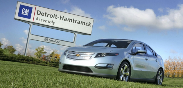 Chevrolet Volt, nejslavnější produkt závodu General Motors v detroitském Hamtramcku