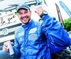 Vítěz soutěže Dakar 2015 v kategorii „truck“ Ajrat Mardějev.