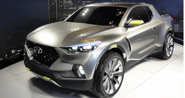 Hyundai Santa Cruz Concept při premiéře na autosalonu v Detroitu (2015)