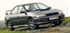 Subaru Impreza z limitované série RB5 STI (Richard Burns; 1999)