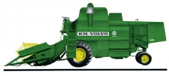 Univerzální kombajn BM Volvo S950 s motorem Volvo D50A o výkonu 72 kW (98 k); rok výroby 1965