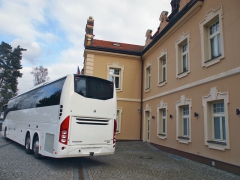 Zadní linie autobusu