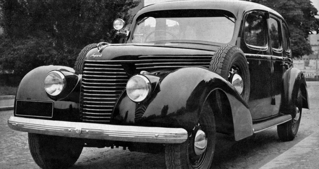 Škoda Superb 3000 s modernizovanou přídí  z roku 1939