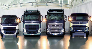 V designérském studiu společnosti Volvo Trucks se vytvářejí hliněné modely celé nové řady nákladních vozidel v plném měřítku.