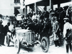 V roce 1924 byl Christian Werner na Sicílii s Mercedesem s přeplňovaným motorem poněkud nečitelným favoritem.