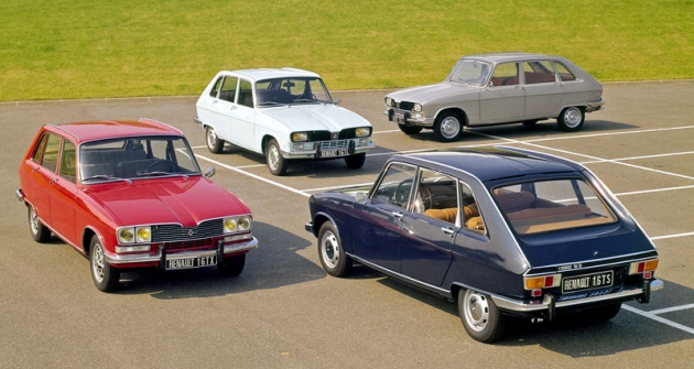 Rodinka vozů Renault 16 modelového roku 1975
