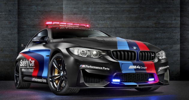 BMW M4 Coupé Safety Car pro MotoGP využívá vstřikování vody do válců