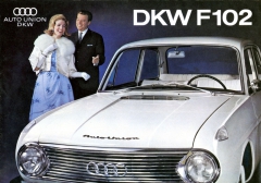 DKW F102, poslední vůz značky, jehož faceliftem a rekonstrukcí na čtyřdobý motor vzniklo první Audi v roce 1965