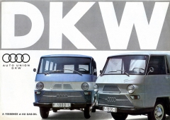Dodávkové typy Auto Union DKW F1000 ze španělské licenční produkce ve Vitorii (IMOSA = Industrias del Motor, S.A.)