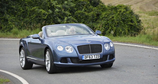 Bentley Continental GTC Speed, vrchol typové řady otevřených verzí  se zvýšeným výkonem 
