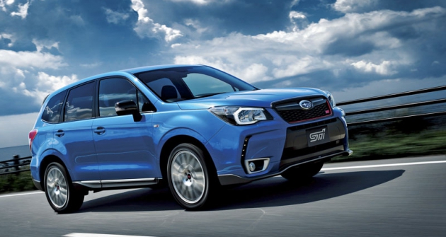 Subaru Forester tS  je výsledkem spolupráce  se sportovním  oddělením STI  (Subaru  Tecnica International)