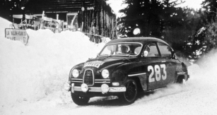 S dvoudobým  Saabem 96  dvakrát vyhrál  Rallye Monte Carlo  (foto z ročníku 1963)