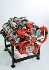 Scania 295 kW/401 k, 14 l, V8, motor vhodný pro průmyslové aplikace či námořní službu, od roku 1977.