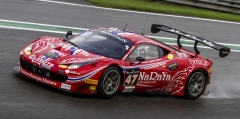 Stéphane Lémeret, belgický člen jury Car of the Year, přispěl ke čtvrtému místu pro nejlepší Ferrari 458 Italia (Lathouras/Lémeret/Bruni/Pier Guidi)