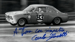 Carlo Facetti jezdil dlouhá léta v továrním týmu Alfa Romeo Autodelta (1970)