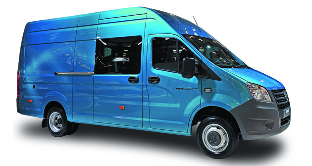 Kombi varianta vozu GAZelle NEXT dokáže při obsazenosti sedmi osobami nabídnout ještě až 9,5 m3 nákladového prostoru.
