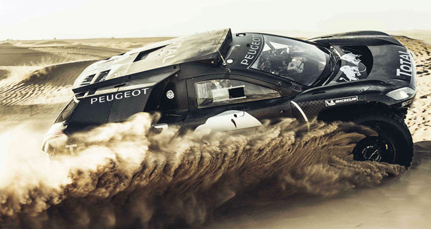 Peugeot 2008 DKR16 má poháněnou pouze zadní nápravu