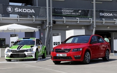 Octavia RS 230 a Fabia R5, vítěz mezinárodního mistrovství ČR v rally při premiéře nového typu