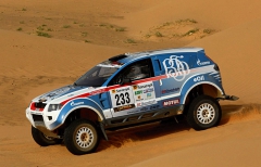 Posádka Grigorov/Mišin (OSCar eO) na trati Dakar Africa Eco Race 2013