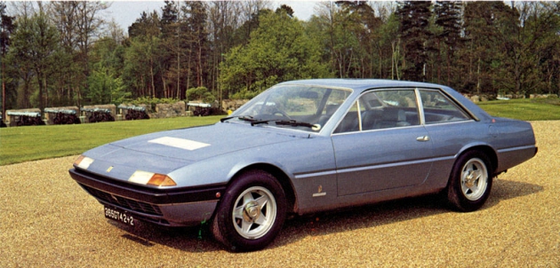 Ferrari 365 GT4 2+2,  první typ nové řady,  který se o čtyři roky později stal základem prvního Ferrari se samočinnou převodovkou