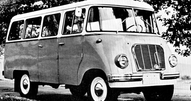 Polský minibus Nysa 501,  také s motorem  Perkins Diesel (1967)