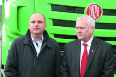 Majitelé/akcionáři společnosti Tatra Trucks, zleva: Jaroslav Strnad a René Matera.