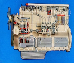 Nový motor Škoda 706 RT se od předchůdce lišil především přímým vstřikem paliva (řadové čerpadlo Motorpal)