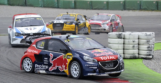 Timmy Hansen (Peugeot 208 WRX) je vicemistrem světa; stáji svého otce Kennetha pomohl ke zlatu v hodnocení týmů Timmy Hansen (Peugeot 208 WRX) je vicemistrem světa; stáji svého otce Kennetha pomohl ke zlatu v hodnocení týmů