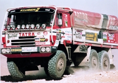 Poprvé vyrazila soutěžní vozidla Tatra do bitvy s konkurencí, přírodními nástrahami a počasím na rallye Dakar v roce 1986.