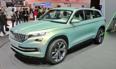 Škoda Vision S, předobraz většího SUV na platformě MQB (sériová verze bude v říjnu na autosalonu v Paříži)