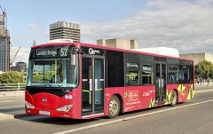 E-bus BYD v londýnském provozu