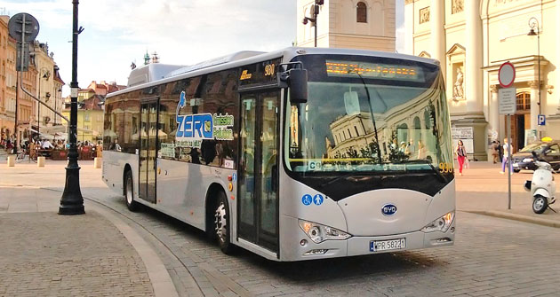 Čínský elektrobus BYD K9