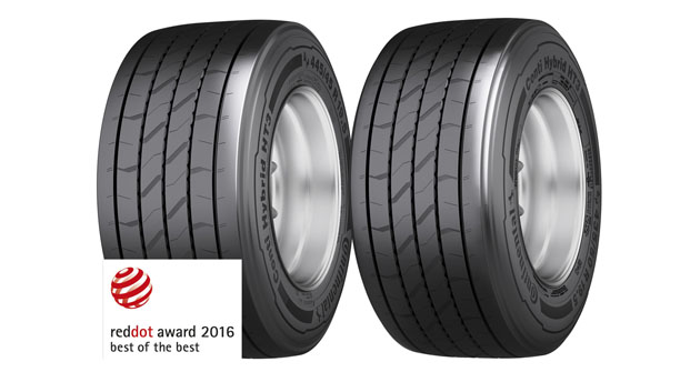 Návěsové pneumatiky Conti Hybrid HT3 445/45 R 19.5 a 435/50 R 19.5 přesvědčují maximální kvalitou designu a revoluční konstrukcí