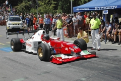 Fausto Bormolini (Reynard K02 Mugen V8), loni třetí nejrychlejší závodník ve Šternberku