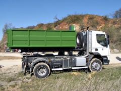 Lehké Volvo FL 4x4 s výměnným systémem nástaveb Fornal