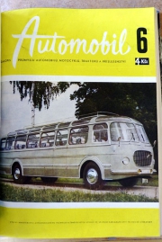 Titulní stránka Automobilu z června roku 1957 lákala na „moderně řešený autokar, výrobek n. p. Karosa, Vysoké Mýto, na podvozku Škoda“, jehož podrobný popis se měl objevit již v červencovém vydání