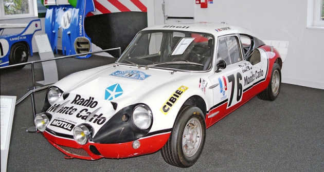 Sportovní legenda  CG 2200 Simca Proto MC, vítěz mnoha automobilových soutěží počátku sedmdesátých let