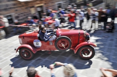 Čestně mohl startovat i tento Fiat 501 S z roku 1925, jehož řadový čtyřválec se dvěma karburátory vyvíjí výkon 25 koní, což stačí k rychlosti až 110 km/h