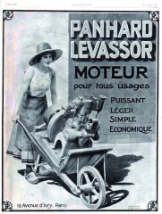Automobilka Panhard et Levassor začala s licenční výrobou dvouválců Daimler, ale záhy pokračovala stavbou motorů vlastních.