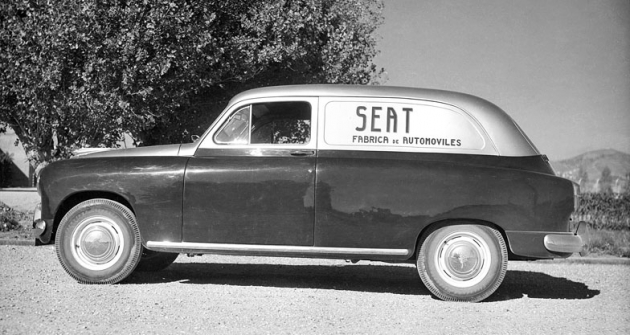 Seat 1400 jako furgon pro servisní služby dealerství Seat