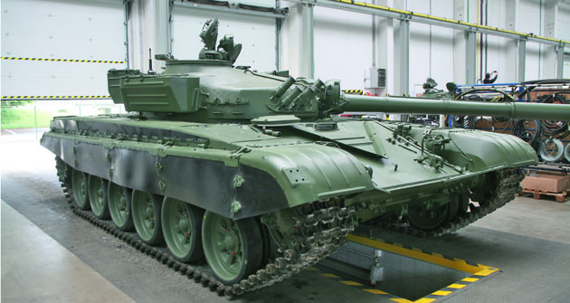 Jedním z projektů TDV  je repase tanků T 72