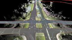 Vizualizace přesných mapových podkladů HERE pro chystané autonomní automobily