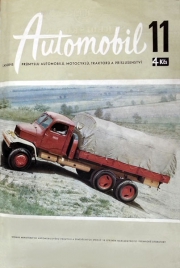 Titulní strana listopadového Automobilu v roce 1957